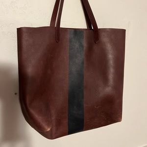 Gently used Madewell leather tote